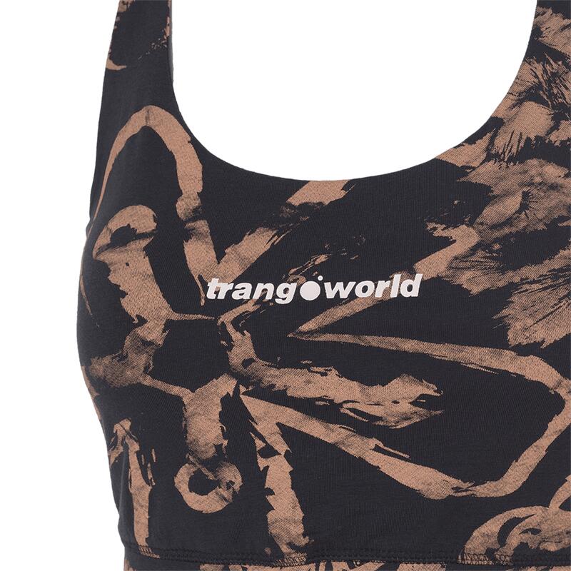 Camiseta sin mangas para Mujer Trangoworld Noosa Negro