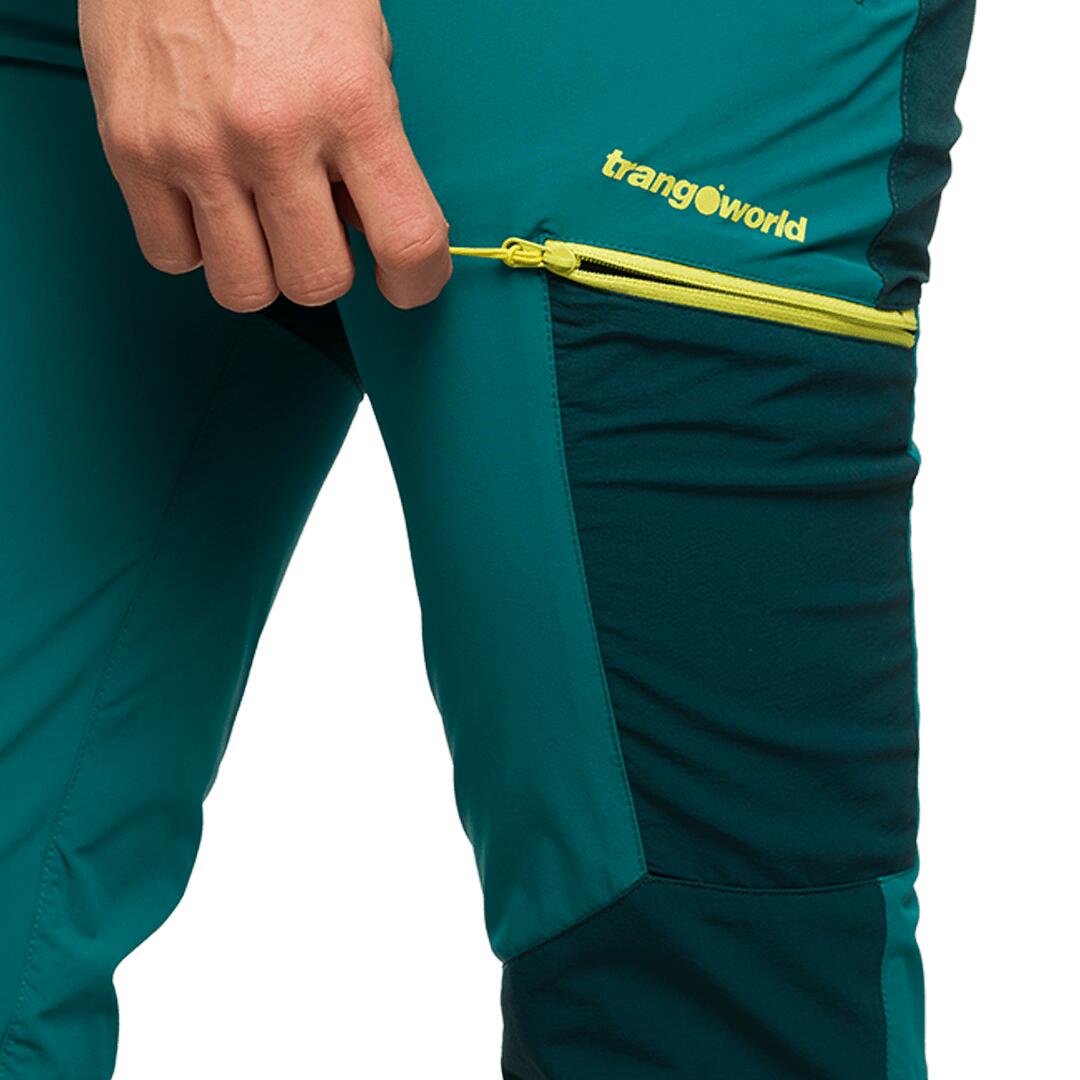Pantalón para Mujer Trangoworld Malaren Verde/Verde 6/7