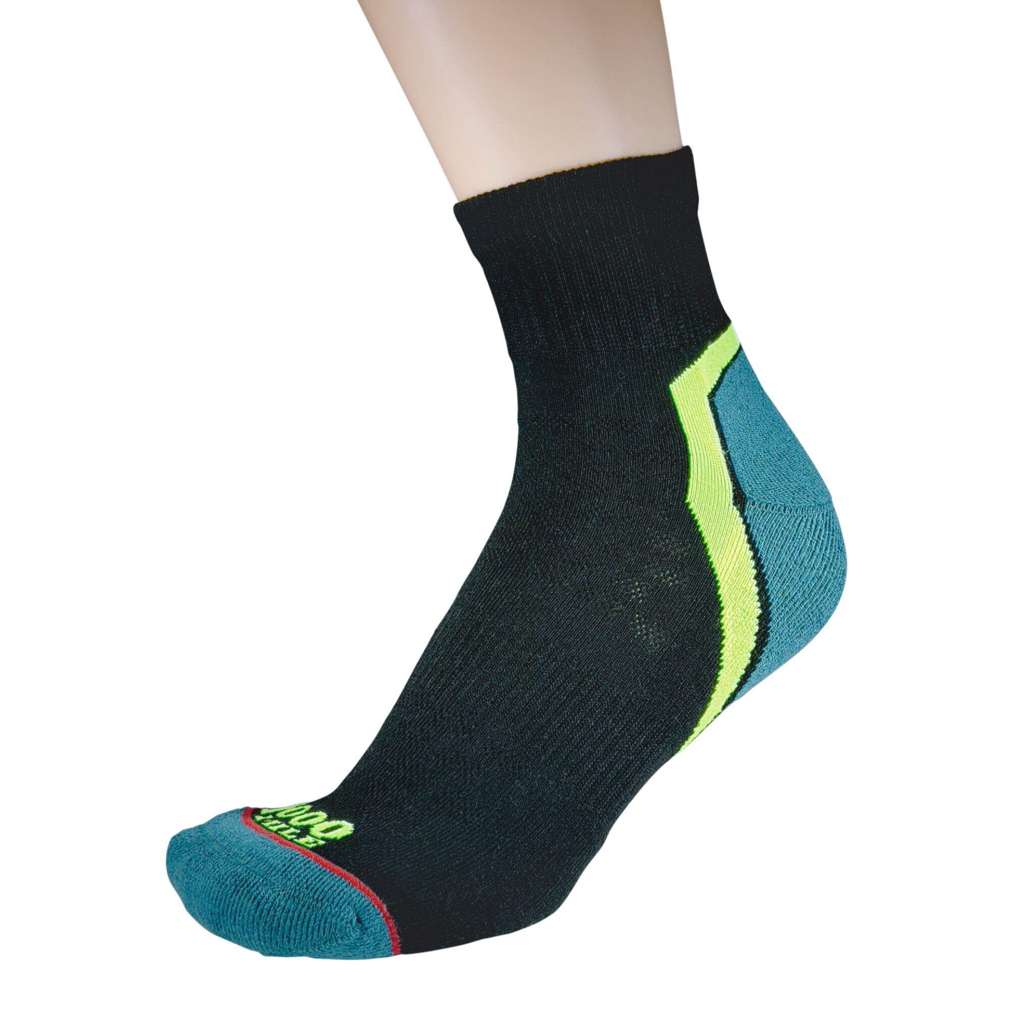 1 Pack Mens Activ QTR Repreve Socks 3/4