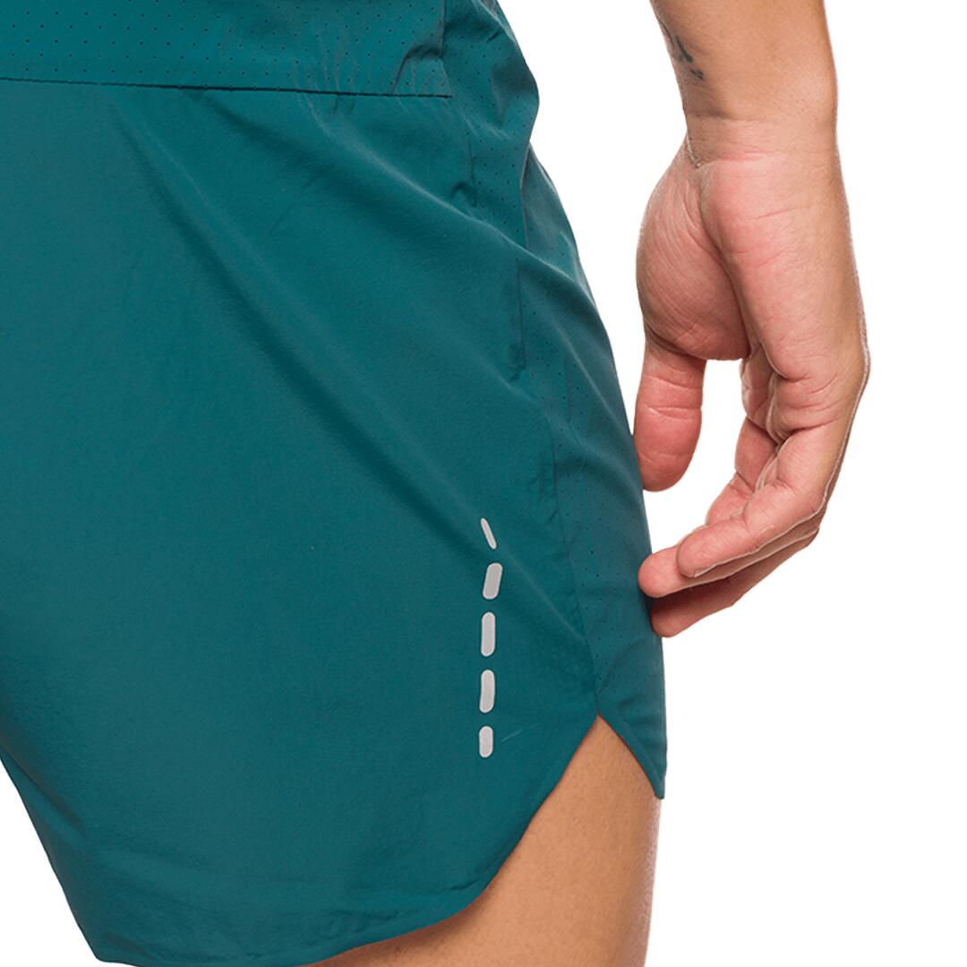 Pantalones cortos de Trail Running para Hombre Trangoworld Grotte Azul/Naranja 5/7