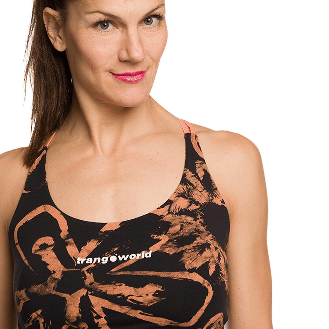 Camiseta sin mangas para Mujer Trangoworld Noosa Negro 6/7
