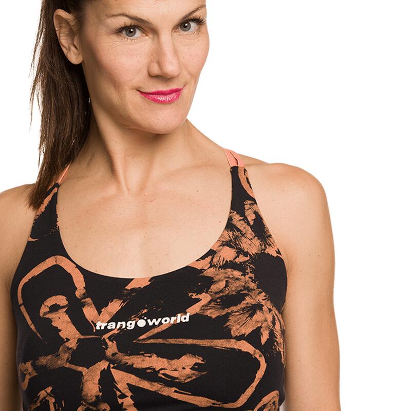 Camiseta sin mangas para Mujer Trangoworld Noosa Negro