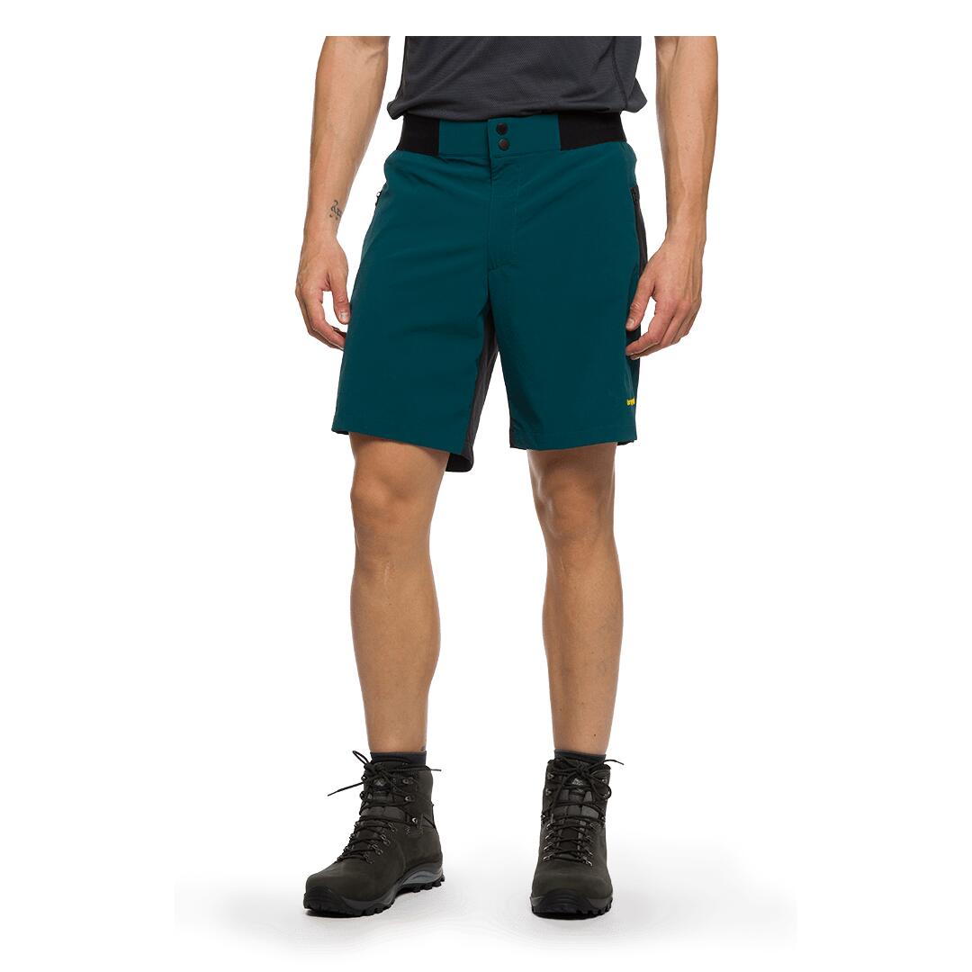 Pantalones cortos para Hombre Trangoworld Hornavan Verde/Negro/Amarillo 3/7