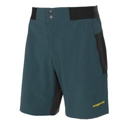 Pantalón corto para Hombre Trangoworld Hornavan Verde/Negro/Amarillo protección