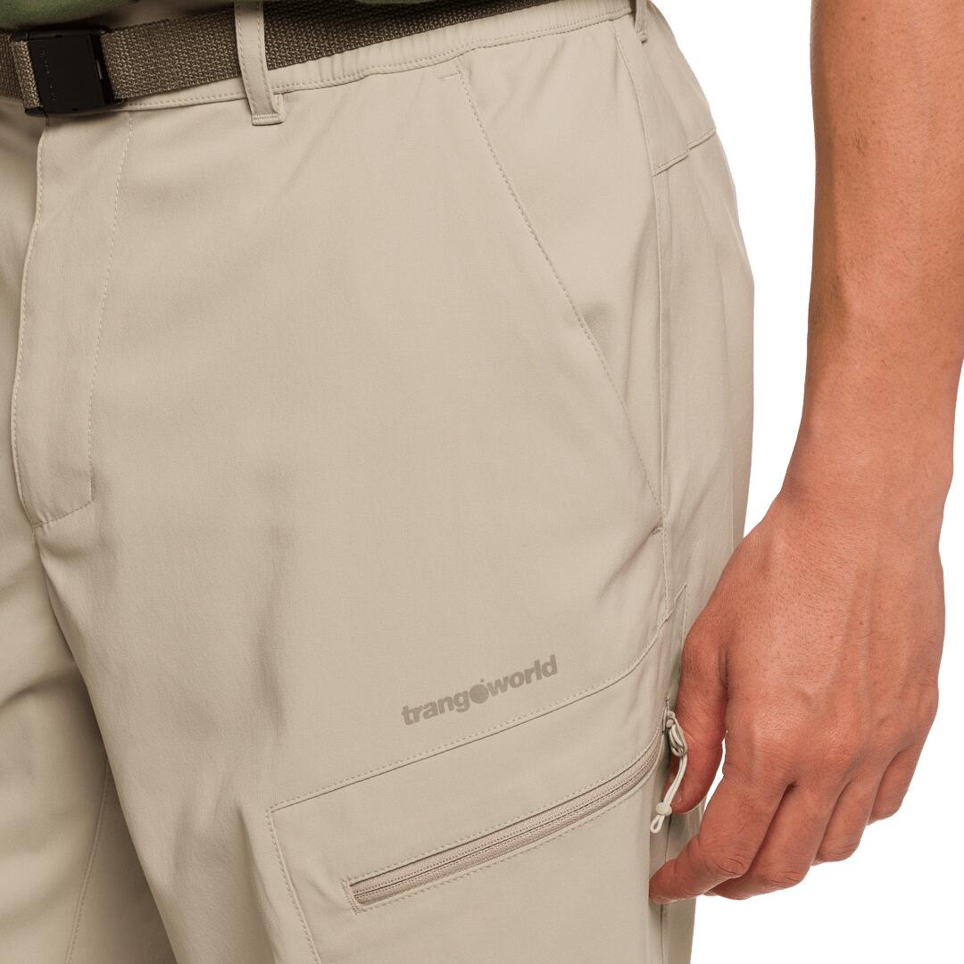 Bermuda para Hombre Trangoworld Laruns sf Marrón/Negro/Gris 5/7