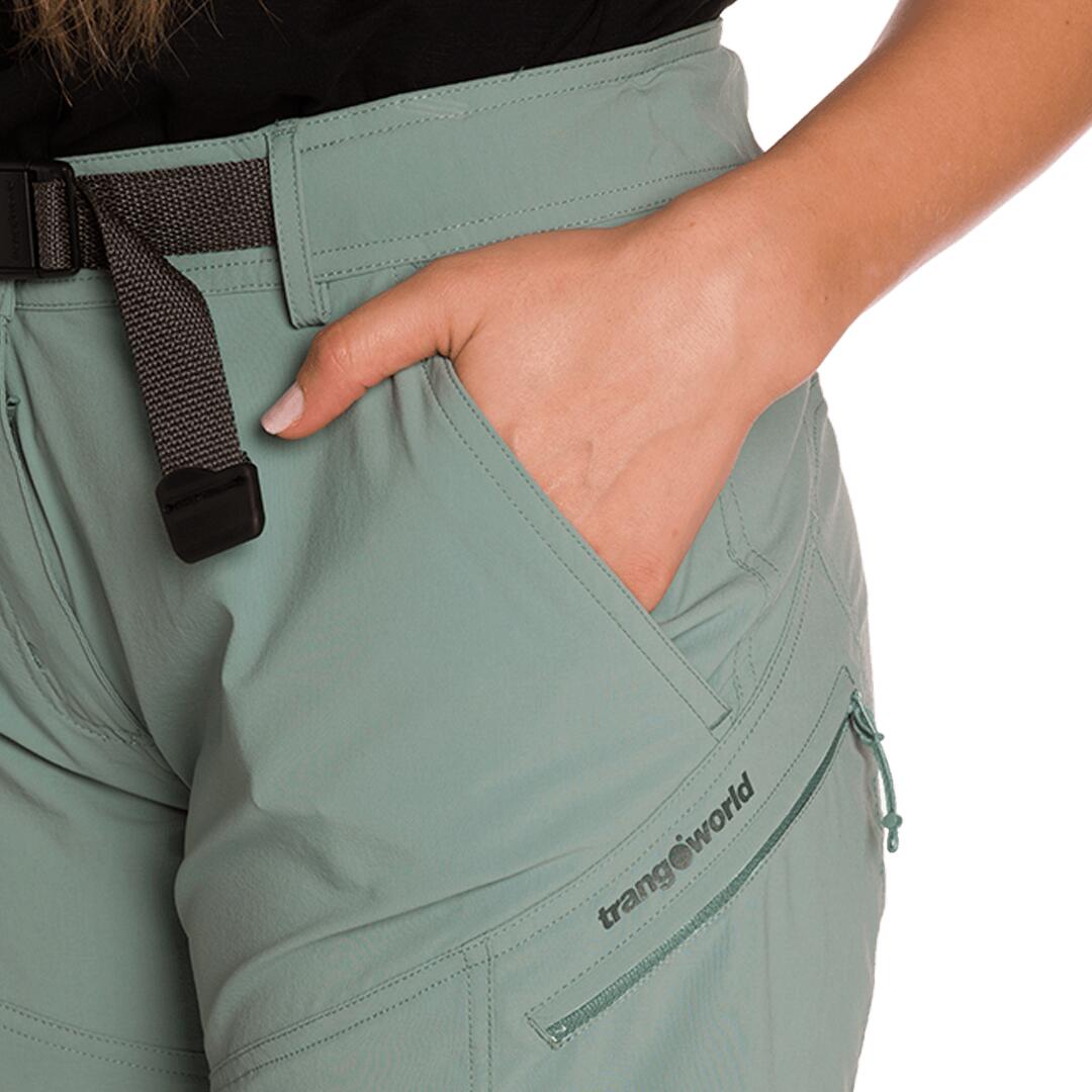 Pantalones cortos para Mujer Trangoworld Yittu sf Gris 5/7