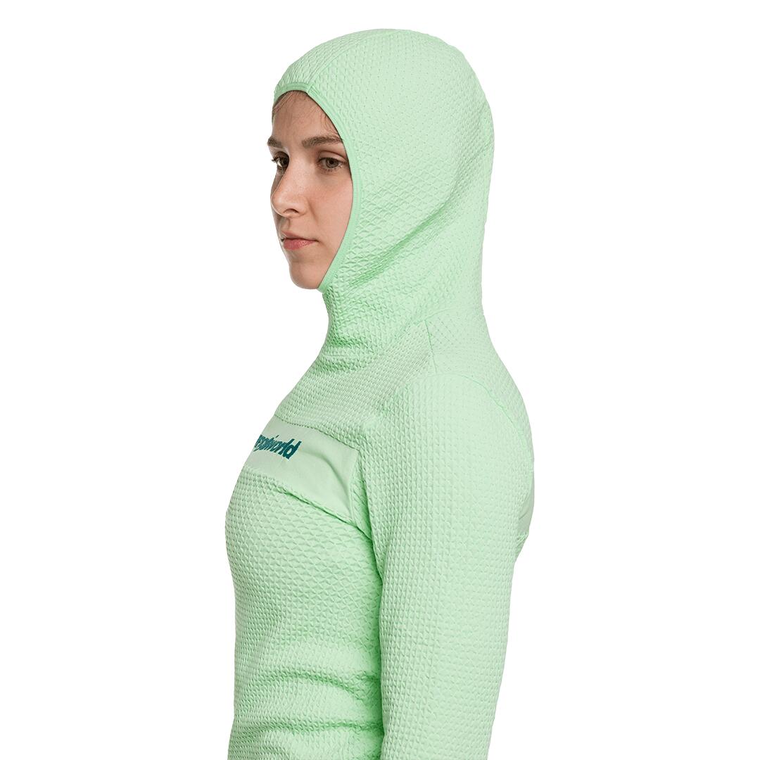 Sudadera de Trail Running para Mujer Trangoworld Limone Verde/Azul 4/6