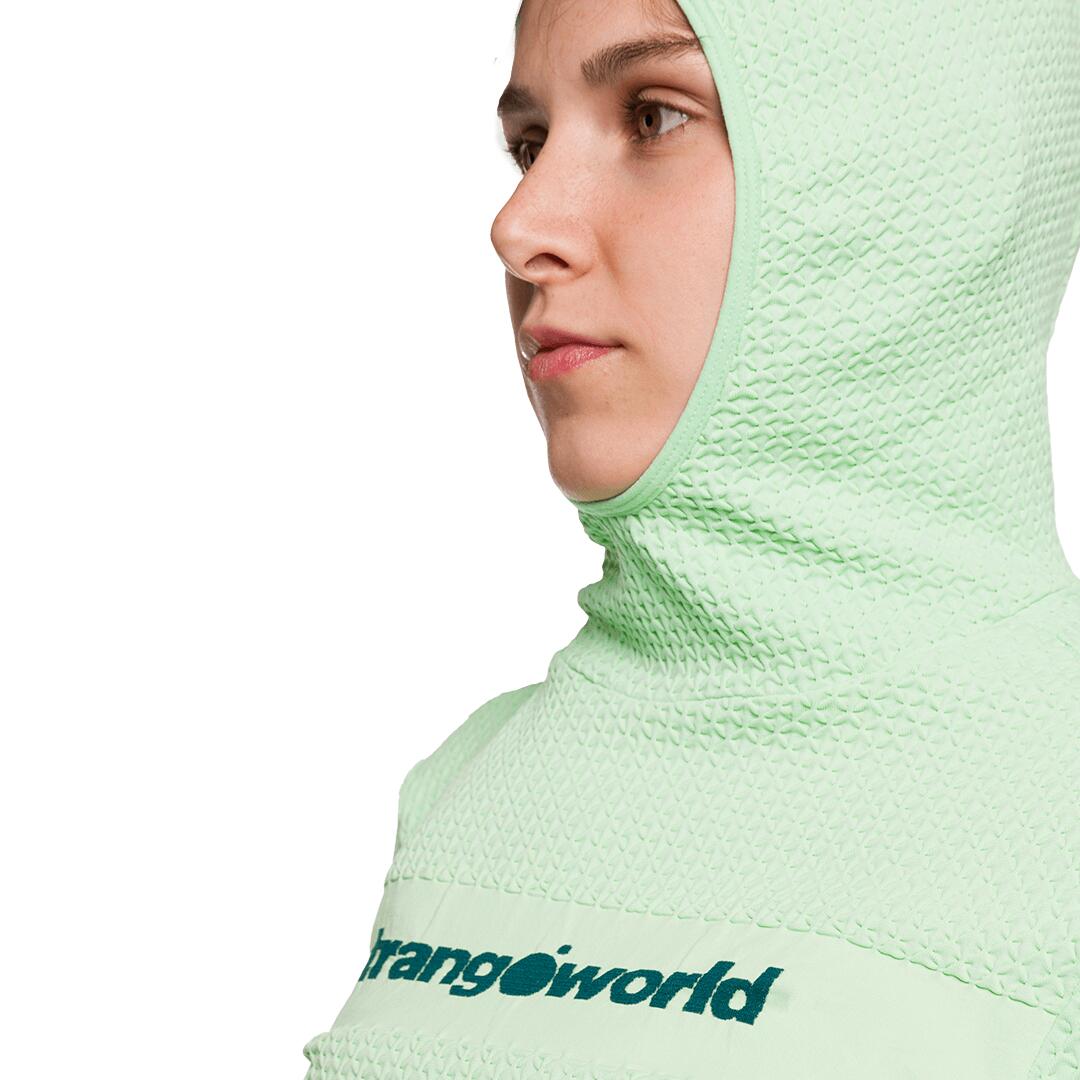 Sudadera de Trail Running para Mujer Trangoworld Limone Verde/Azul 5/6