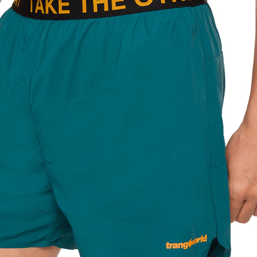 Pantalones cortos de Trail Running para Hombre Trangoworld Servoz Azul/Naranja 7/7
