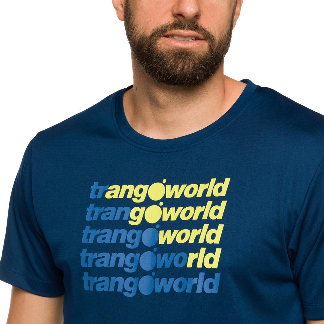 Camiseta para Hombre Trangoworld Arbas Azul protección UV+30 5/6