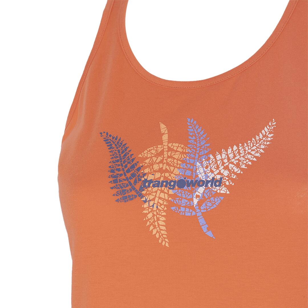 Camiseta para Mujer Trangoworld Fern Naranja 2/6