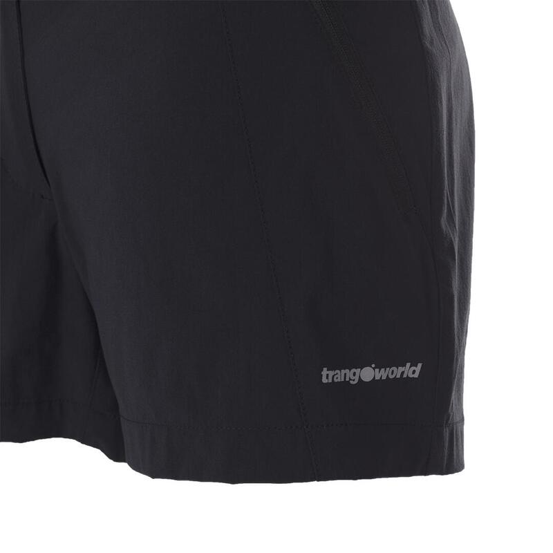 Pantalón corto para Mujer Trangoworld Gorner Negro protección UV+50