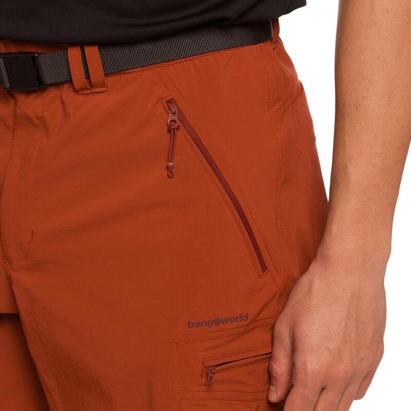 Pantalones cortos para Hombre Trangoworld Brunner Marrón protección UV+50