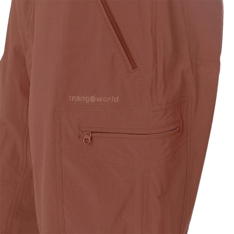 Pantalón corto para Hombre Trangoworld Brunner Marrón protección UV+50