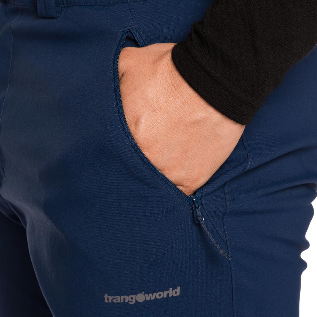 Pantalón para Hombre Trangoworld Abisko sf Azul protección UV+50 5/7