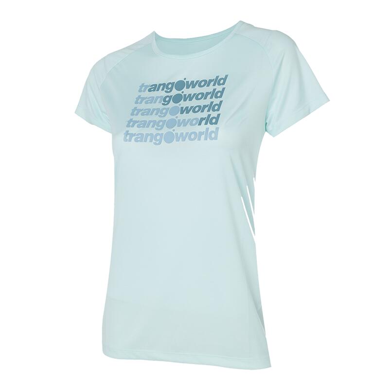 Camiseta para Mujer Trangoworld Ohrid Azul protección UV+30