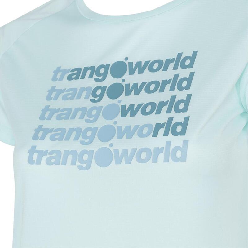 Camiseta para Mujer Trangoworld Ohrid Azul protección UV+30