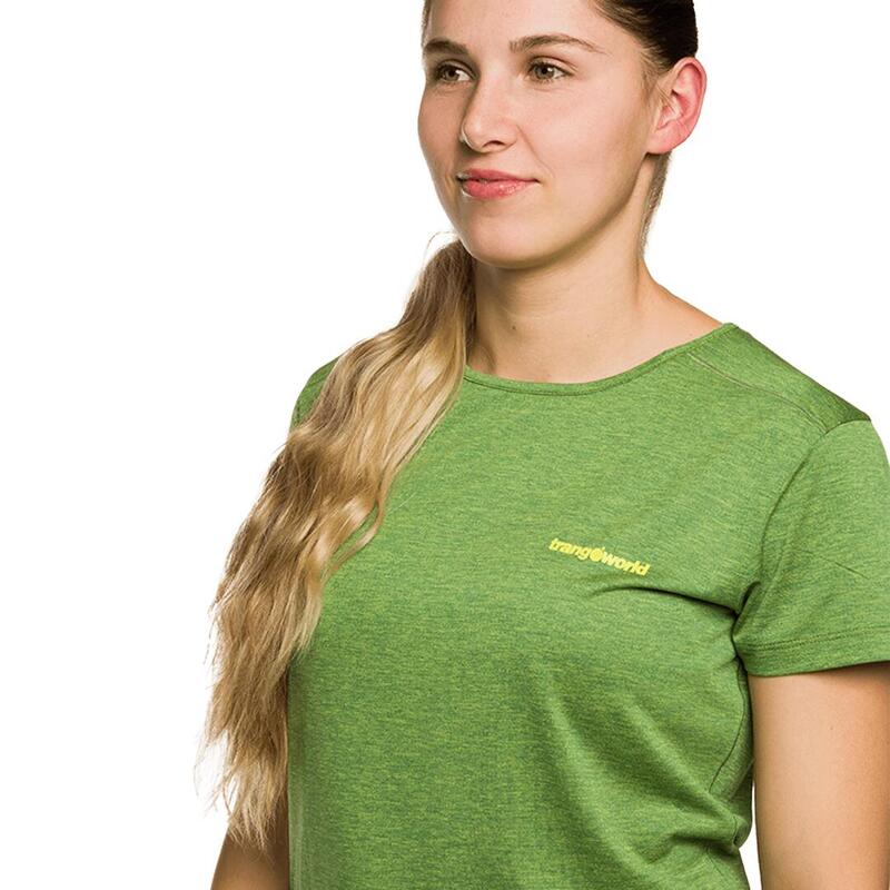 Camiseta para Mujer Trangoworld Rjavina Amarillo protección UV+30