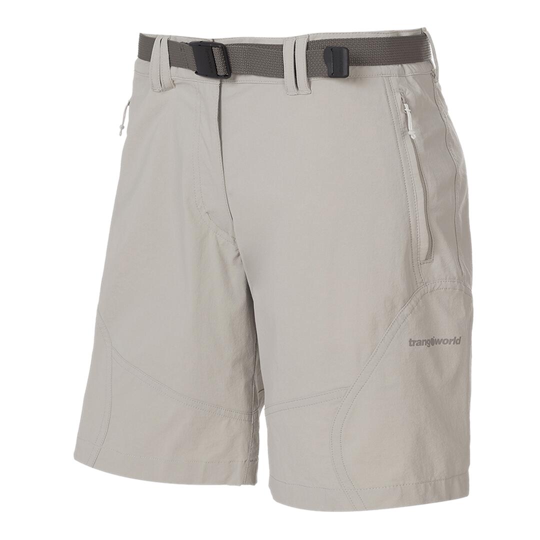 TRANGOWORLD Pantalones cortos para Mujer Trangoworld Assy sf Marrón/Gris protección UV+50