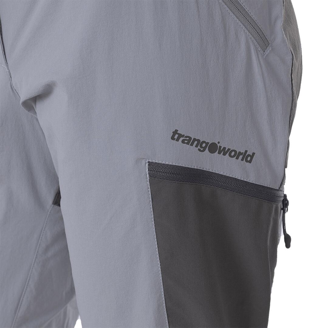 Pantalón para Mujer Trangoworld Malaren Gris/Gris/Gris 2/7