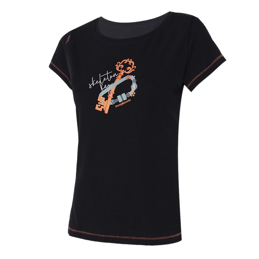TRANGOWORLD Camiseta para Mujer Trangoworld Keys Negro
