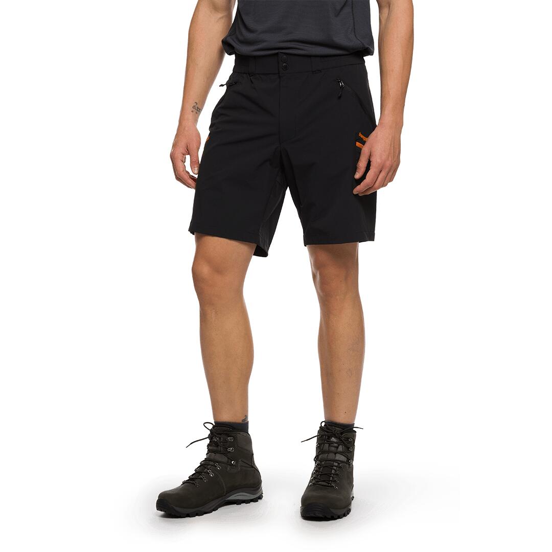 Pantalones cortos para Hombre Trangoworld Stuor Negro/Negro/Naranja protección 3/7