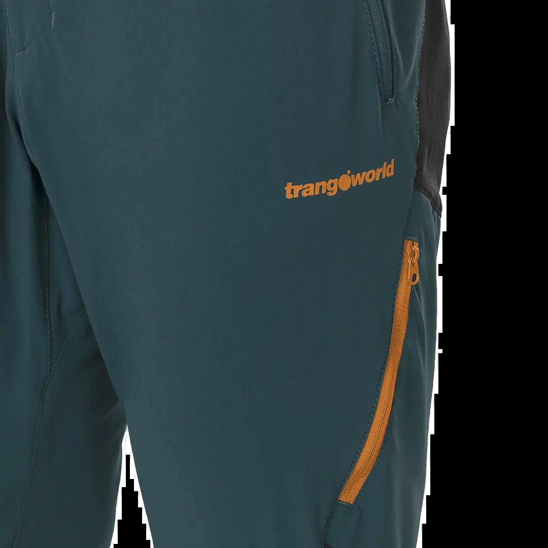 Pantalón para Hombre Trangoworld Kasu th Verde/Negro/Naranja 2/3