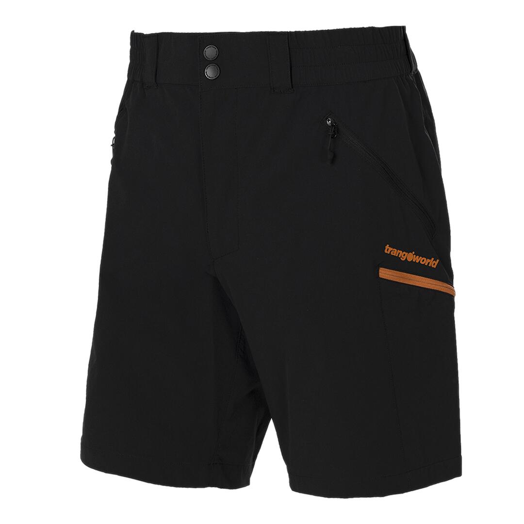 TRANGOWORLD Pantalones cortos para Hombre Trangoworld Stuor Negro/Negro/Naranja protección
