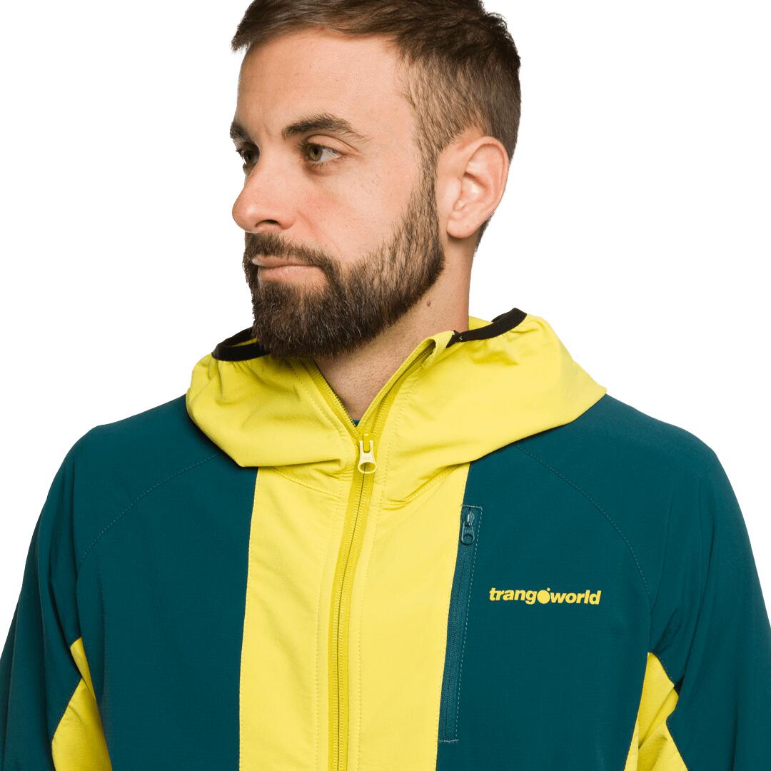 Softshell para Hombre Trangoworld Eighe Amarillo/Verde 6/7