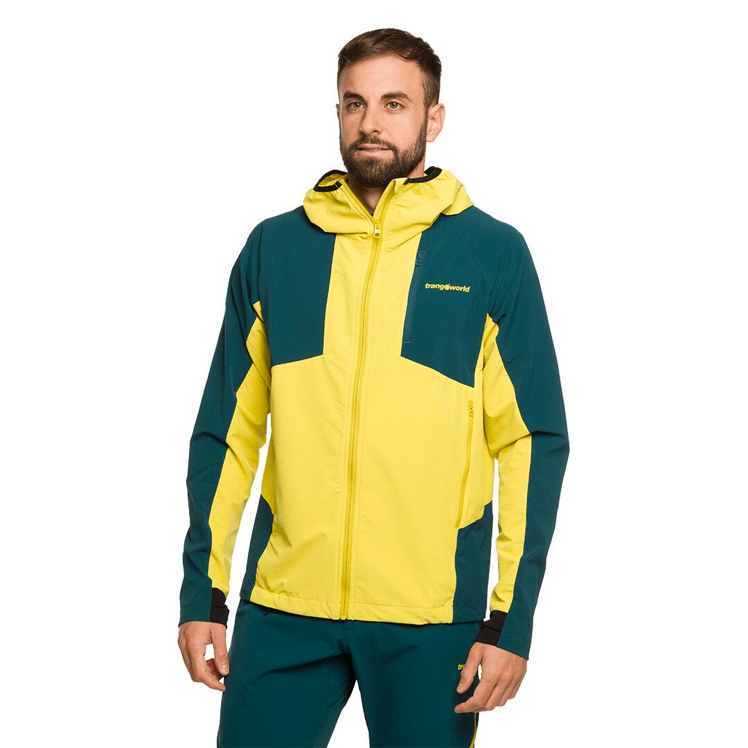Softshell para Hombre Trangoworld Eighe Amarillo/Verde 3/7