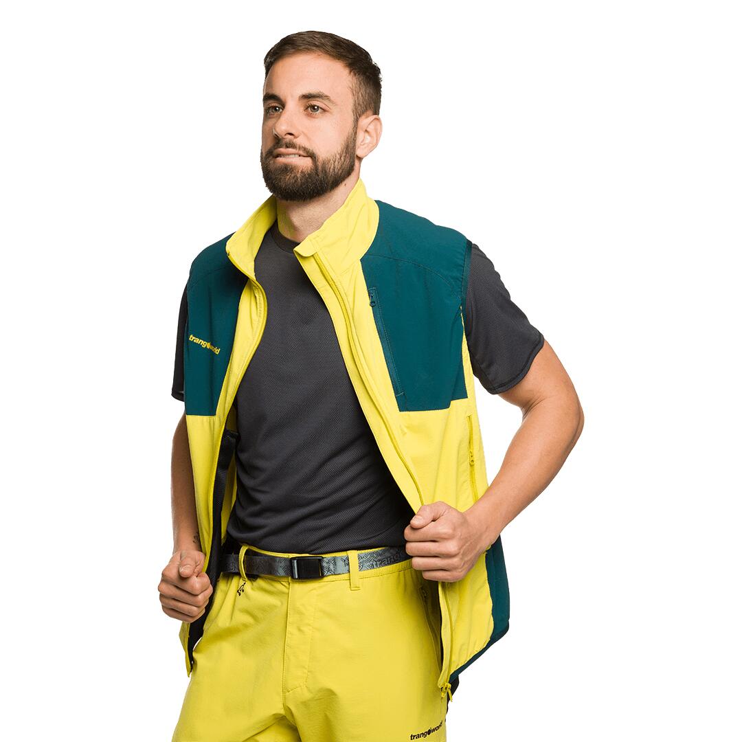 Chaleco para Hombre Trangoworld Valvika Amarillo/Verde 3/6