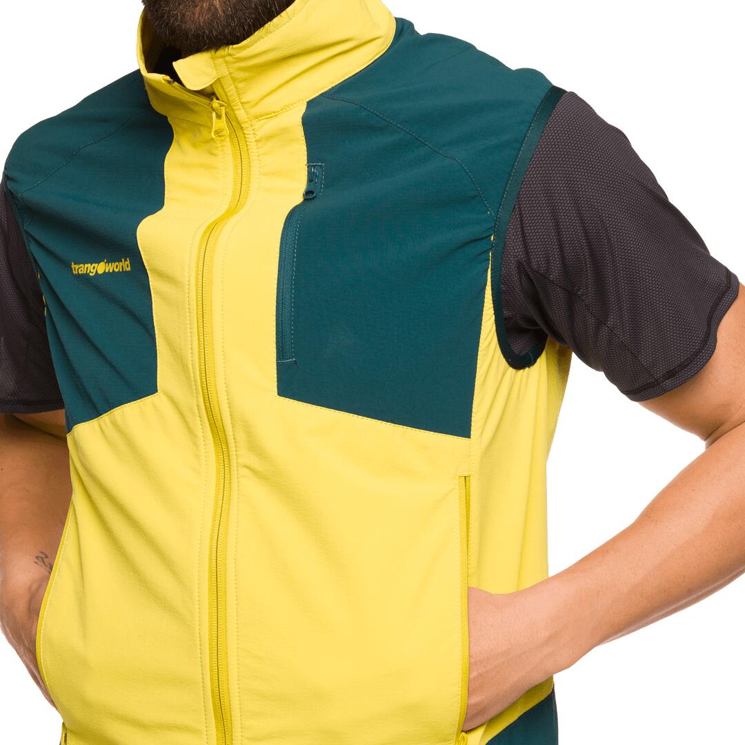 Chaleco para Hombre Trangoworld Valvika Amarillo/Verde 5/6