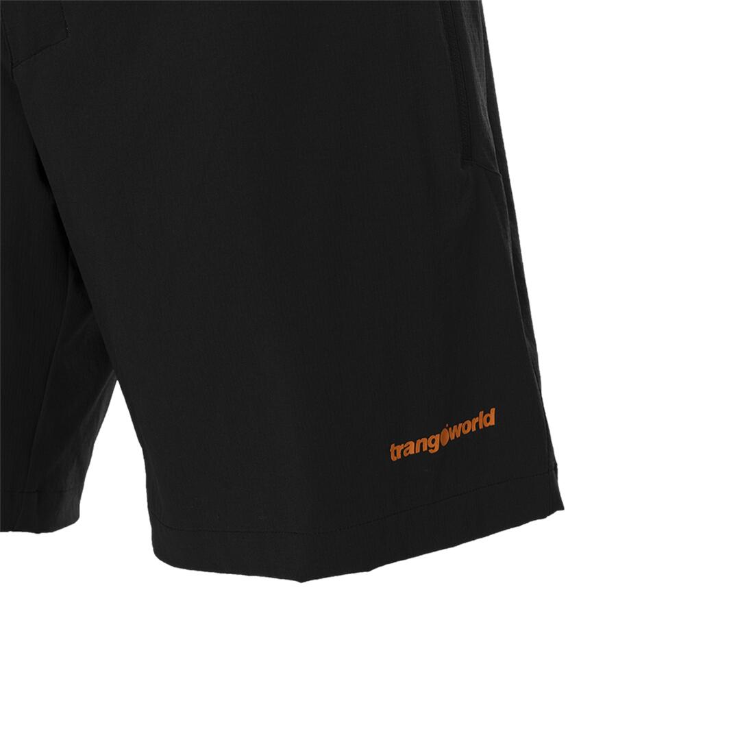 Pantalones cortos para Hombre Trangoworld Hornavan Negro/Negro/Naranja 2/7