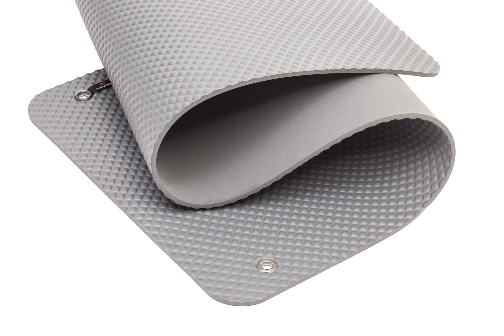 Tapis de sol pour exercices polyvalents, Fitness et Pilates. 160x60cm. Gris 3/5