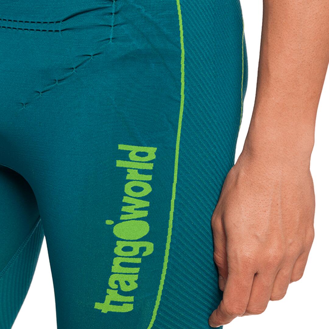 Malla pirata de Trail Running para Hombre Trangoworld Aspin Azul/Verde 6/7