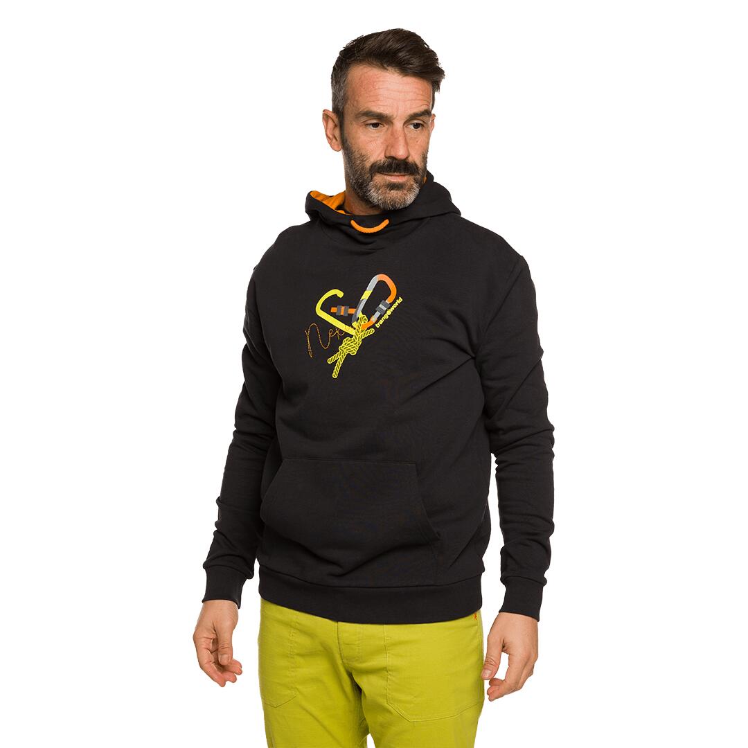 Sudadera para Hombre Trangoworld Nexus Negro/Naranja 3/6