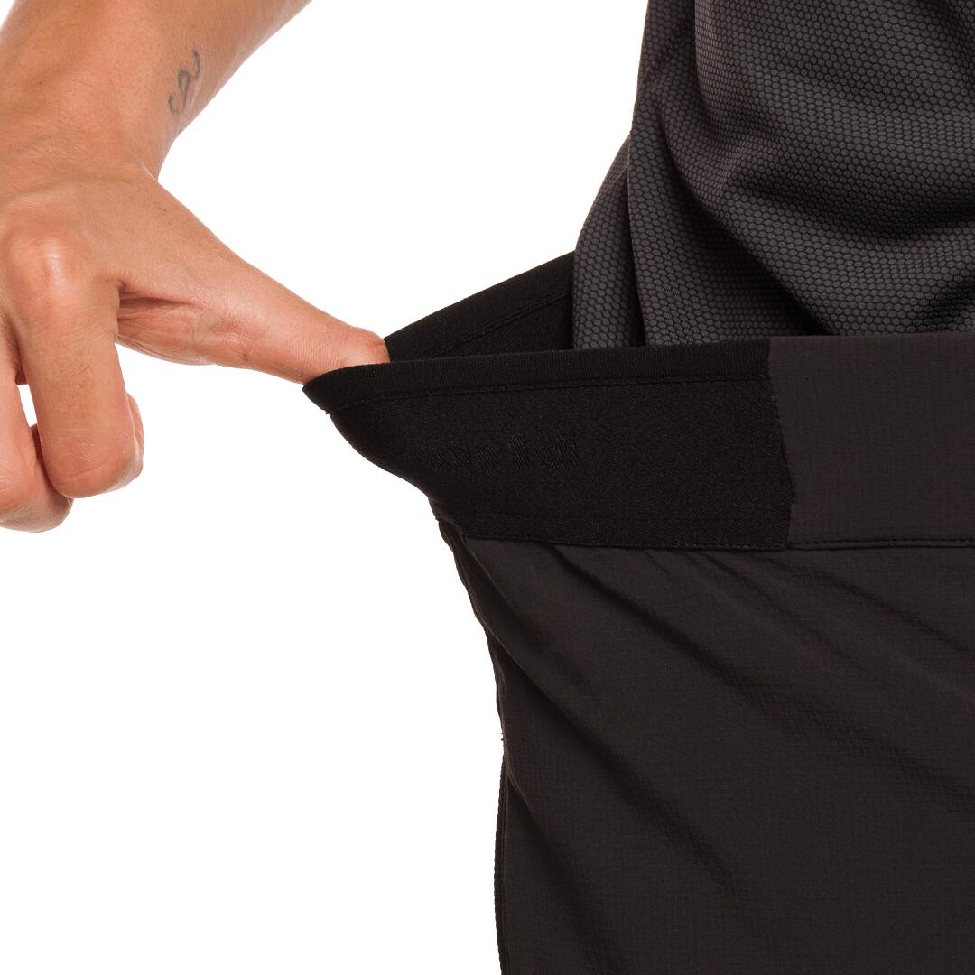 Pantalones cortos para Hombre Trangoworld Hornavan Negro/Negro/Naranja 6/7