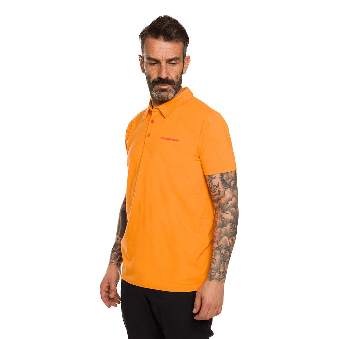 Polo manga corta para Hombre Trangoworld Finu Naranja 3/6