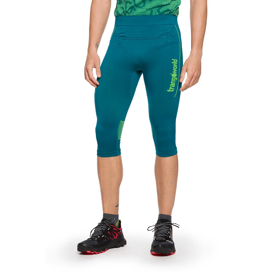 TRANGOWORLD Malla pirata de Trail Running para Hombre Trangoworld Aspin Azul/Verde