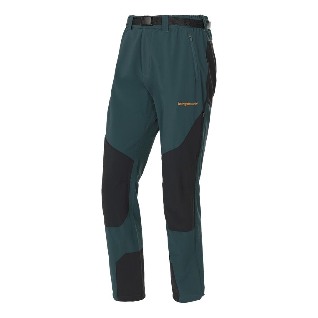 verde oscuro / negro / naranja pimiento