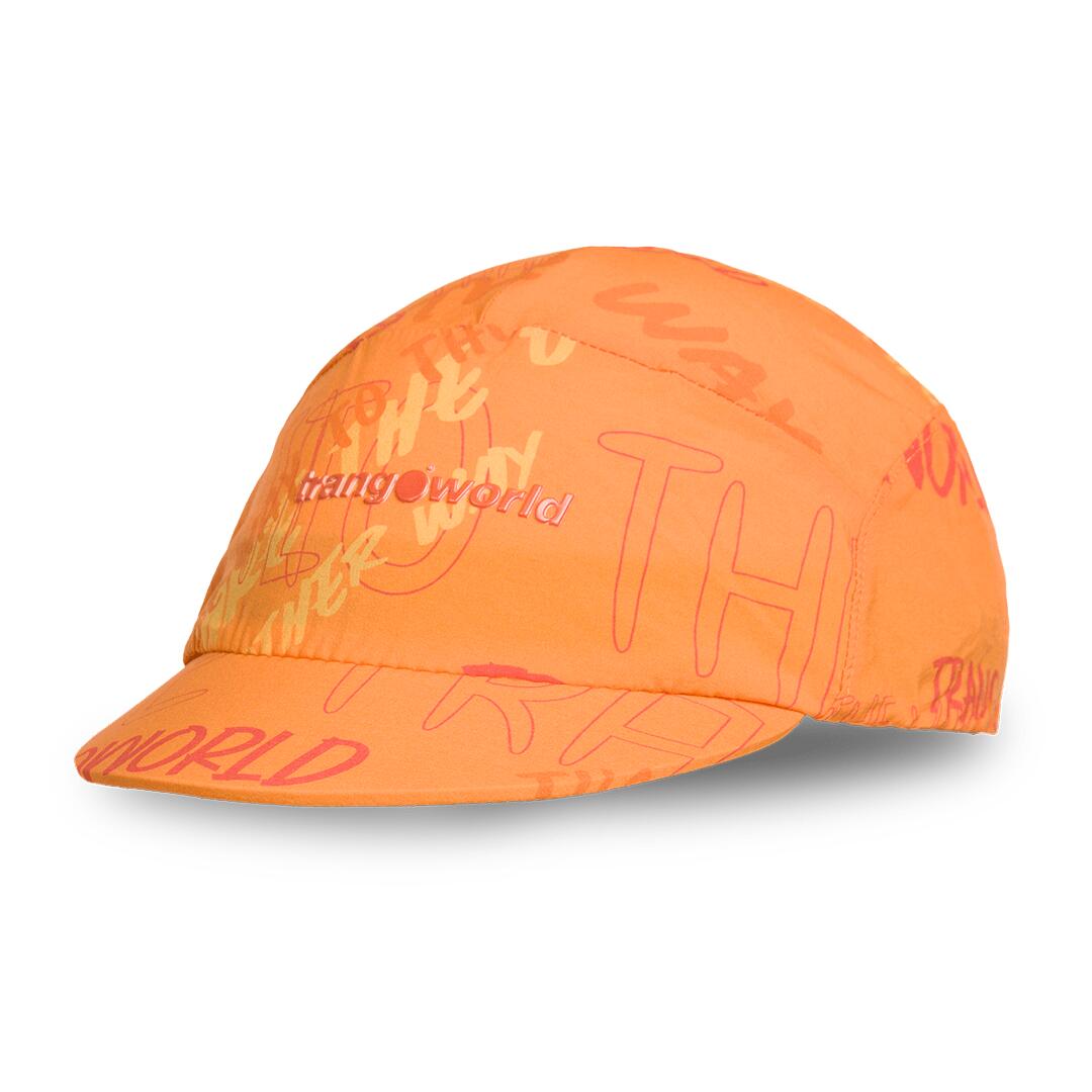 TRANGOWORLD Gorra de Trail Running Trangoworld Verrand Naranja/Naranja protección UV+30