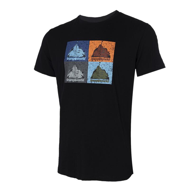 Camiseta para Hombre Trangoworld Nahanni Negro