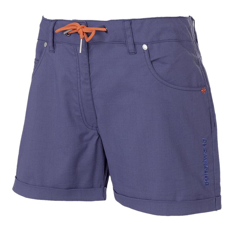 Pantalones cortos para Mujer Trangoworld Gemona Azul/Naranja/Negro