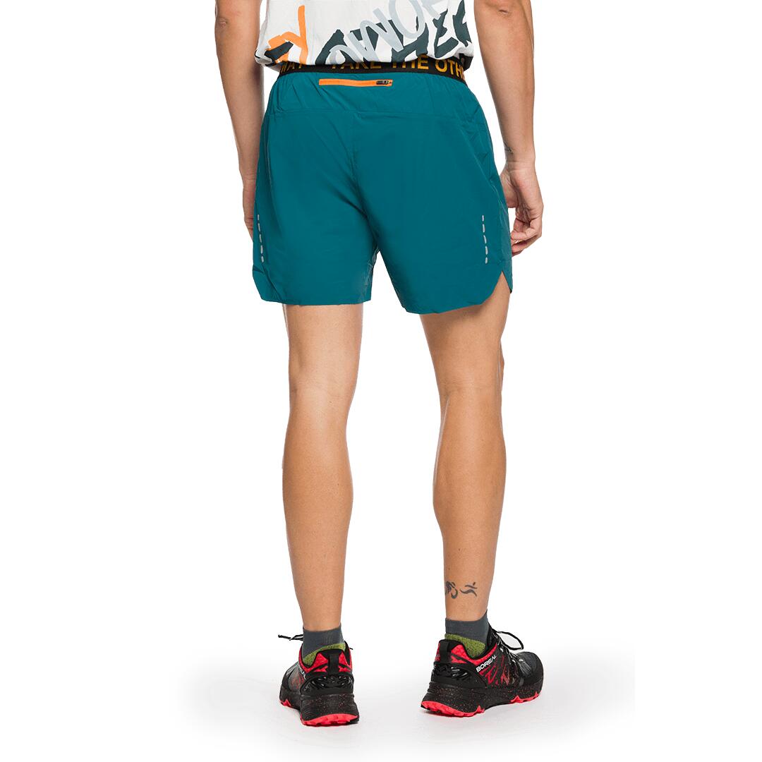 Pantalones cortos de Trail Running para Hombre Trangoworld Servoz Azul/Naranja 4/7