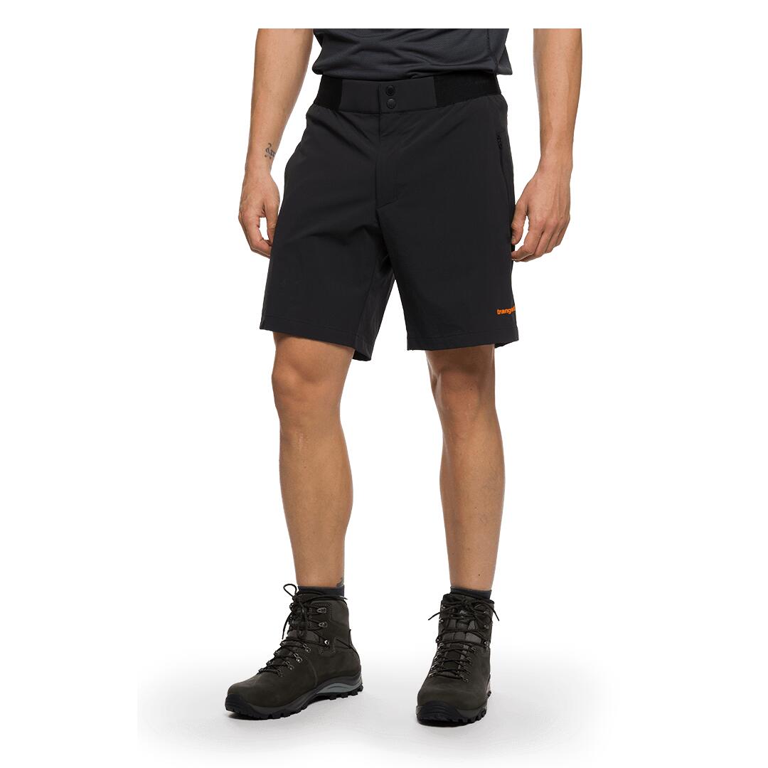 Pantalones cortos para Hombre Trangoworld Hornavan Negro/Negro/Naranja 3/7