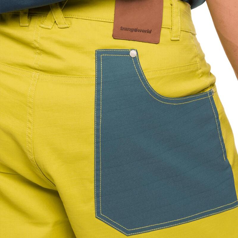 Pantalón bermuda para Hombre Trangoworld Luegli Verde/Azul/Azul