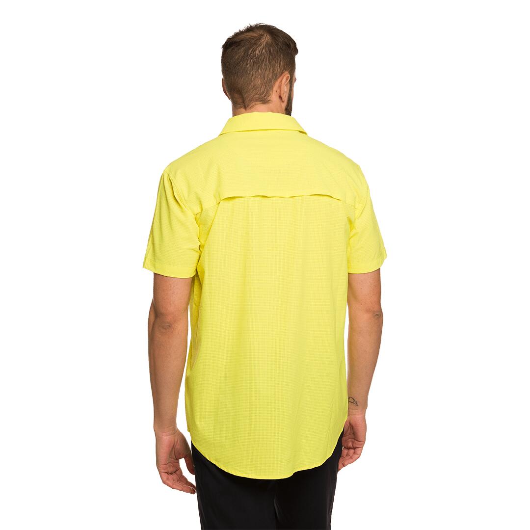Camisa mangas cortas para Hombre Trangoworld Esera vn Amarillo/Gris 4/6