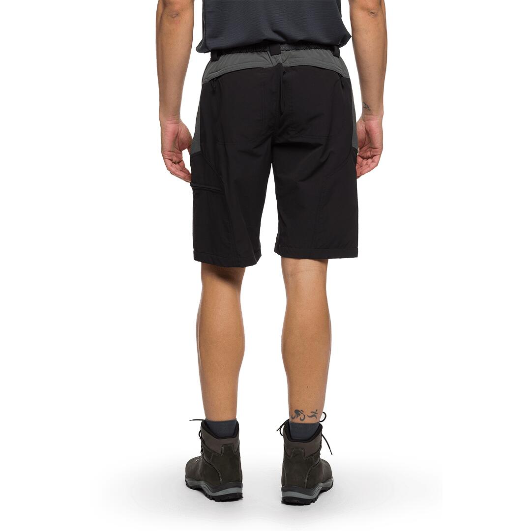 Pantalones cortos para Hombre Trangoworld Koal th Negro/Gris/Amarillo 4/6