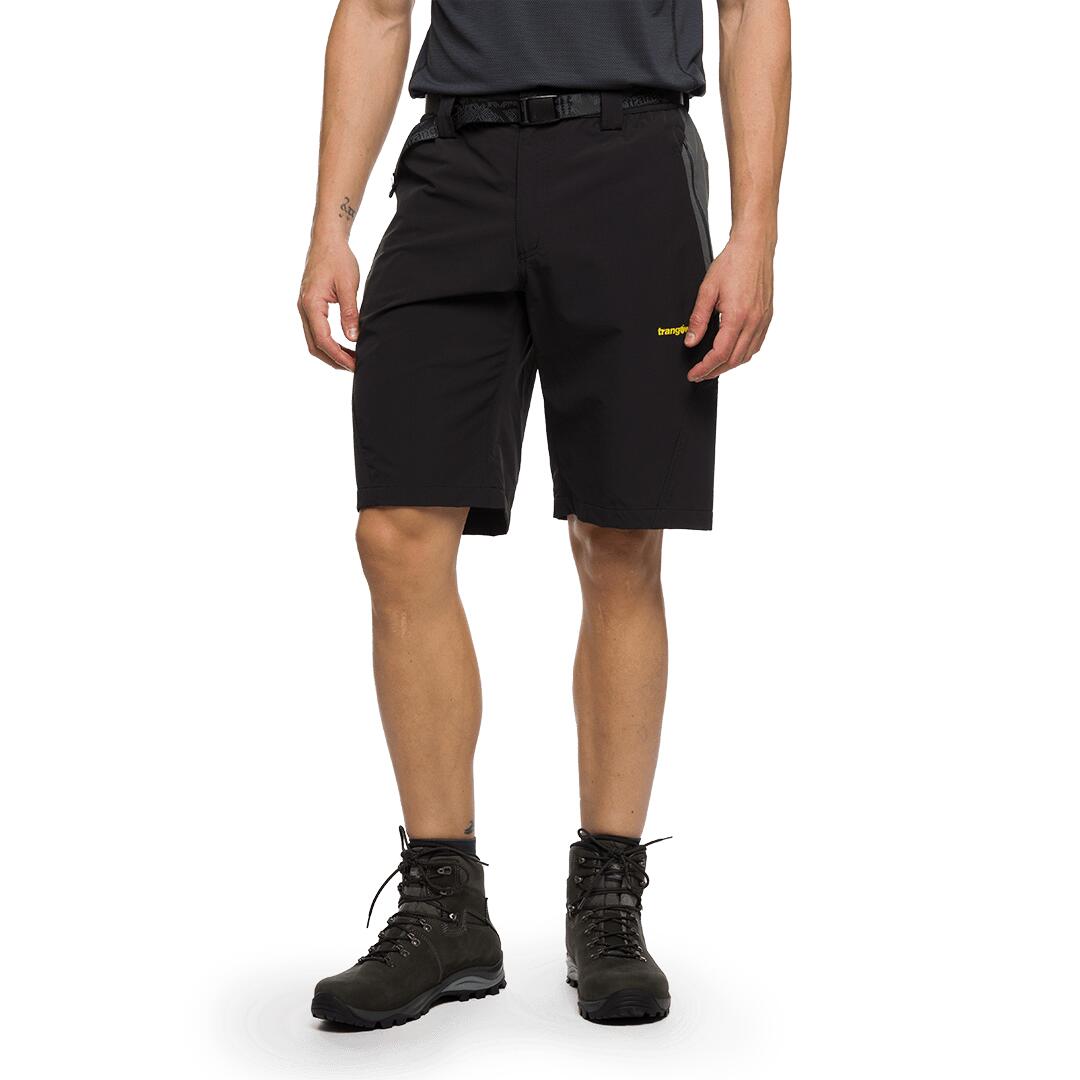 Pantalones cortos para Hombre Trangoworld Koal th Negro/Gris/Amarillo 3/6