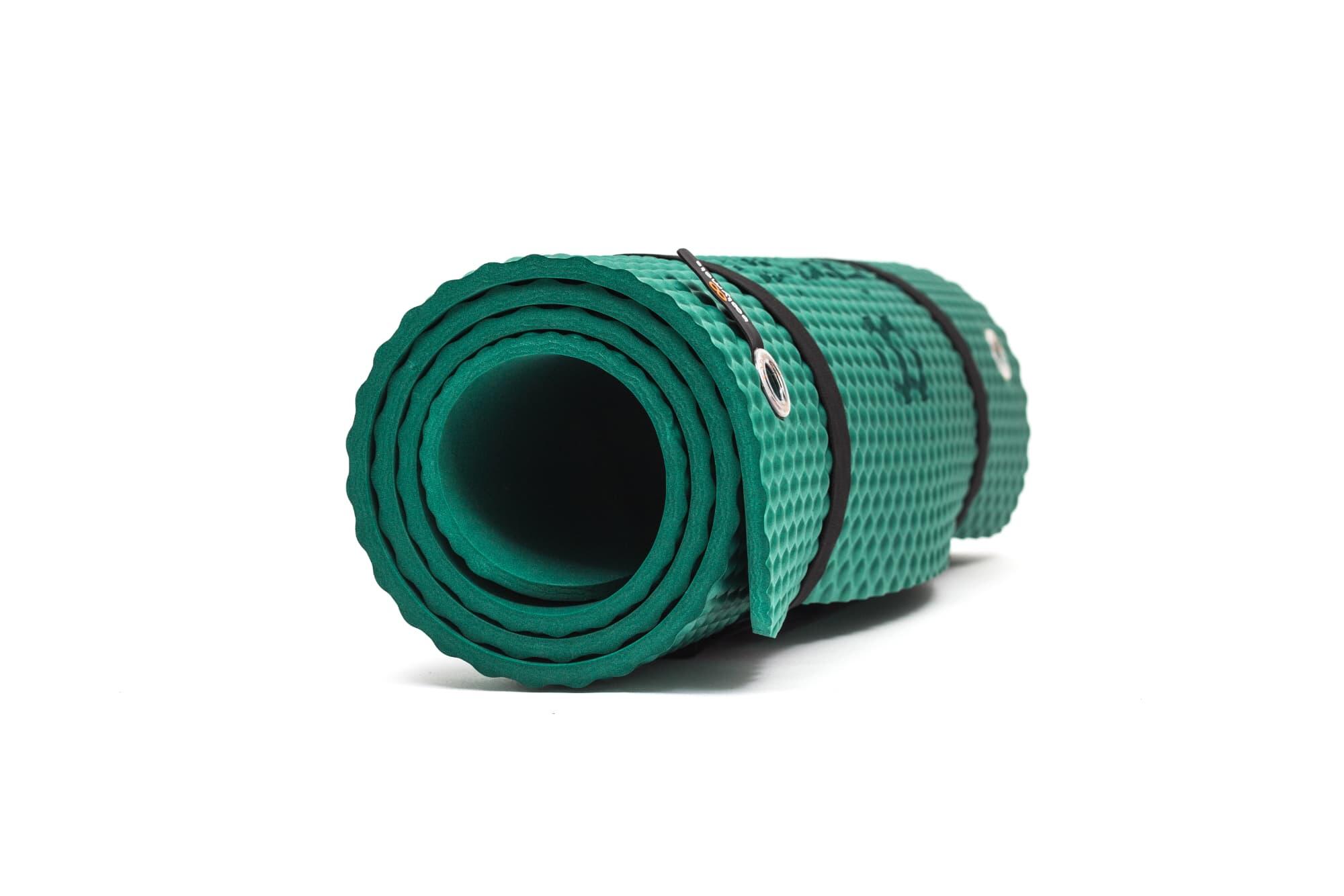 Esterilla de gran tamaño para ejercicios de Pilates de suelo. 180x60cm. Verde 2/5